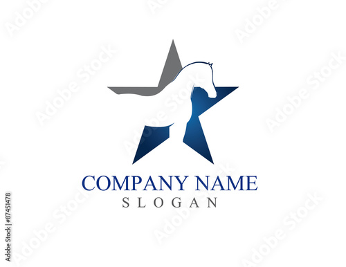 Star horse logo