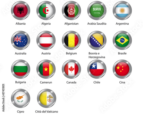 Free Download International flag/buttons in alphabetic order 1 - GFXLoad
