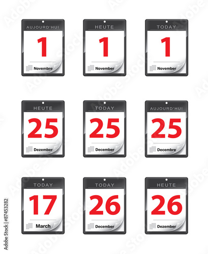 Calendrier - calendar 2