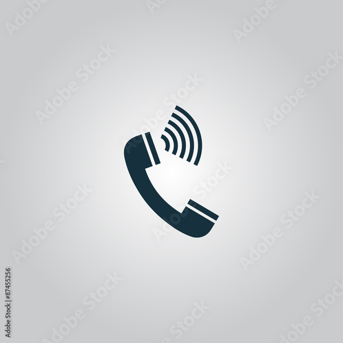Sound from the handset - phone icon