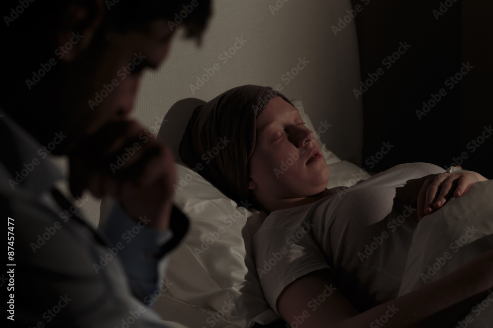 Sick sleeping daughter Sick sleeping daughter