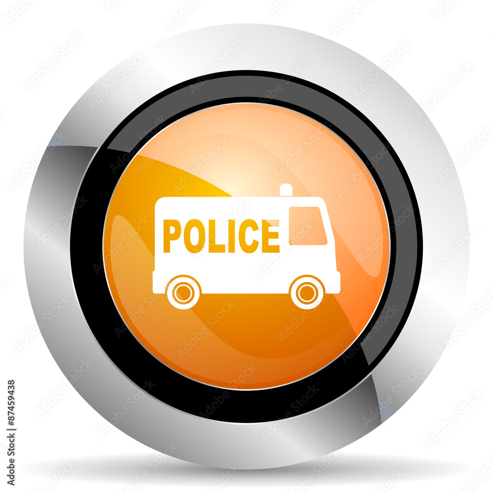 police orange icon police orange icon
