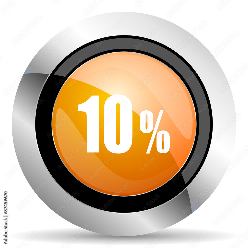 10 percent orange icon sale sign 10 percent orange icon sale sign