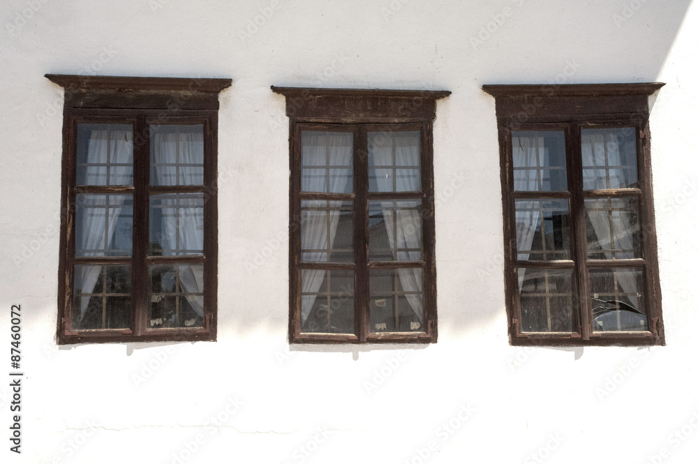 old dirty windows