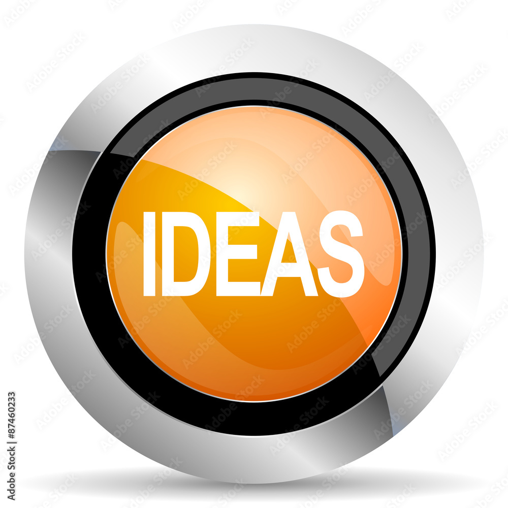 ideas orange icon ideas orange icon
