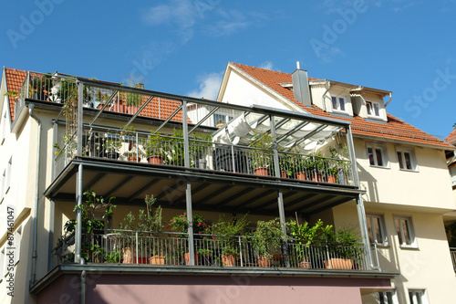 Loggia in flowers