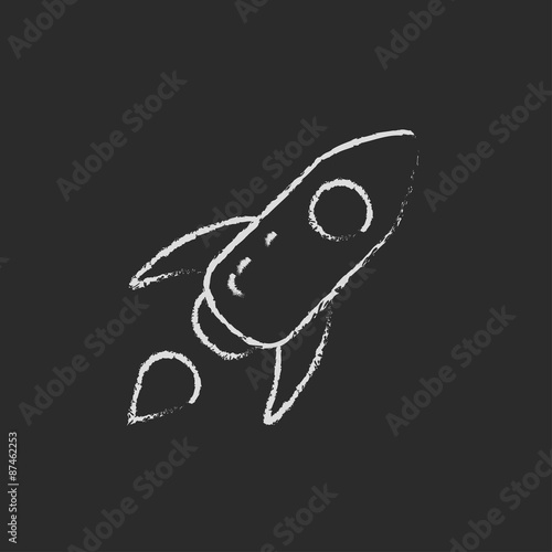 Start up drawn in chalk