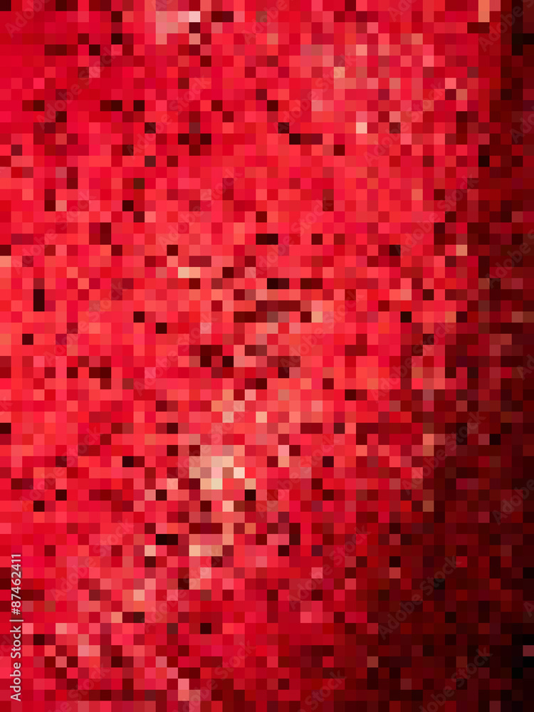 Abstract tiles with red and black rectangles Abstract tiles with red and black rectangles