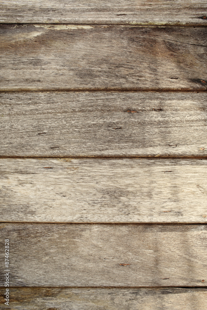 Fototapeta premium Old wood plank brown texture background.