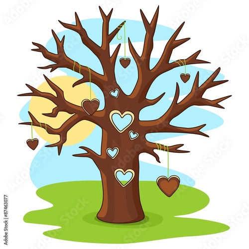 Tree with heart 