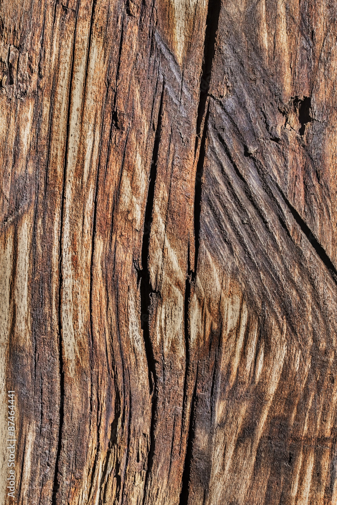 Old Weathered Cracked Rotten Wooden Railway Sleeper Coarse Surface with Burn and Cut Marks. Old Weathered Cracked Rotten Wooden Railway Sleeper Coarse Surface with Burn and Cut Marks.