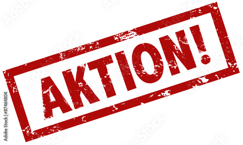 Stempel Grunge Top Aktion rot 