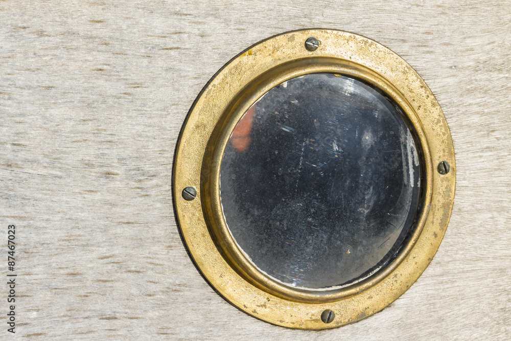 Porthole on the boat Porthole on the boat