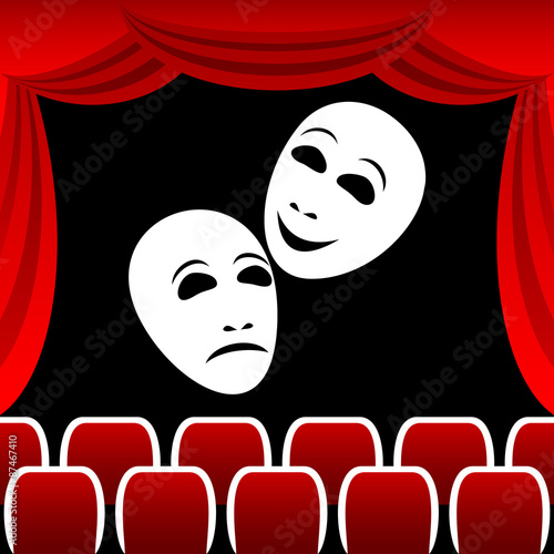 Theatrical masks.
