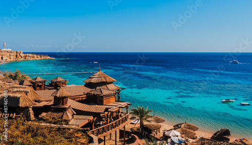  Sharm El Sheikh beach,  coral reef of Red sea,  Egypt photo