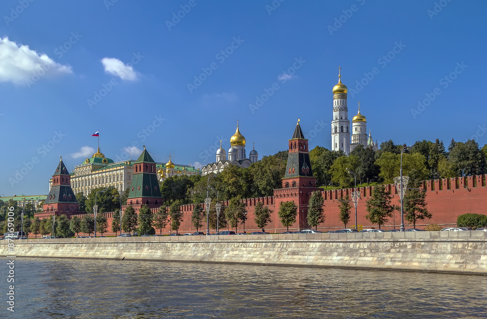 View of the Moscow Kremlin,Russia View of the Moscow Kremlin,Russia