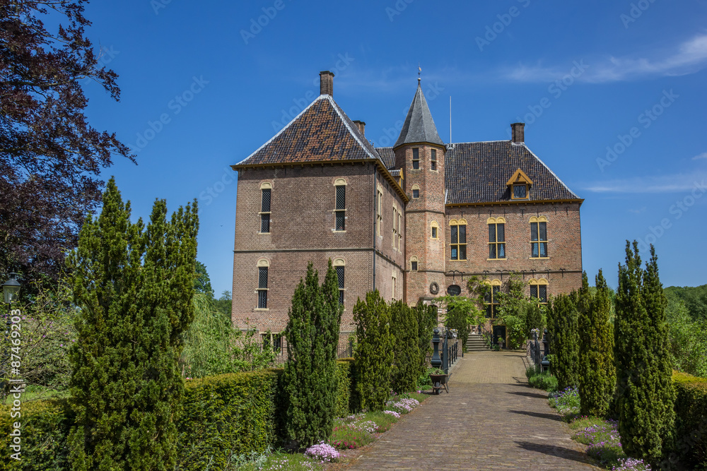 Front of the castle of Vorden in Gelderland