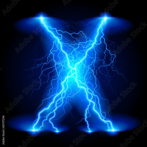 Crosswise lightning lines
