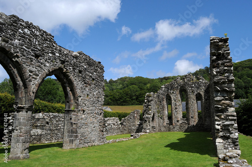 Cymer Abbey in Snowdonia.