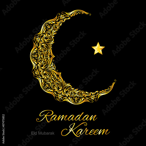 Ramadan Kareem greeting card