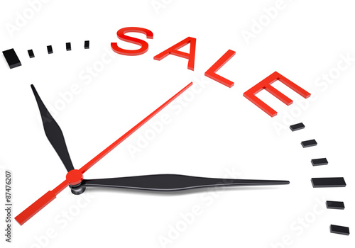 Clock with word sale