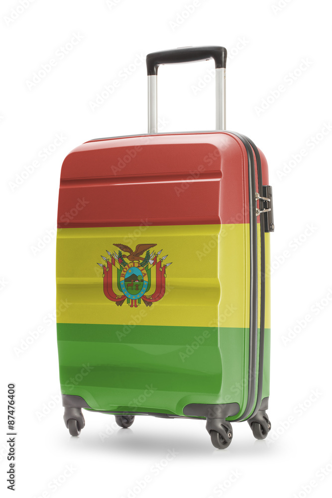 Suitcase with national flag on it - Bolivia Suitcase with national flag on it - Bolivia