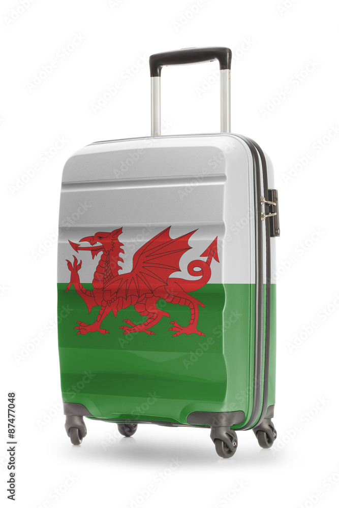 Suitcase with national flag on it - Wales Suitcase with national flag on it - Wales
