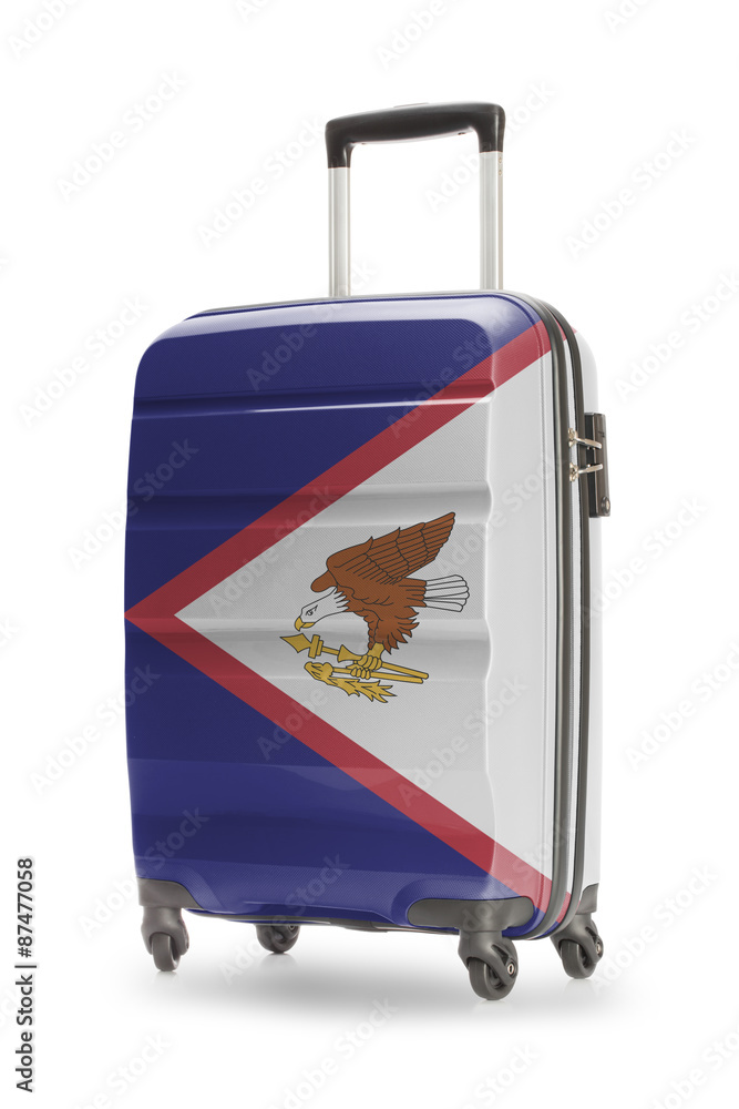 Suitcase with national flag on it - American Samoa Suitcase with national flag on it - American Samoa