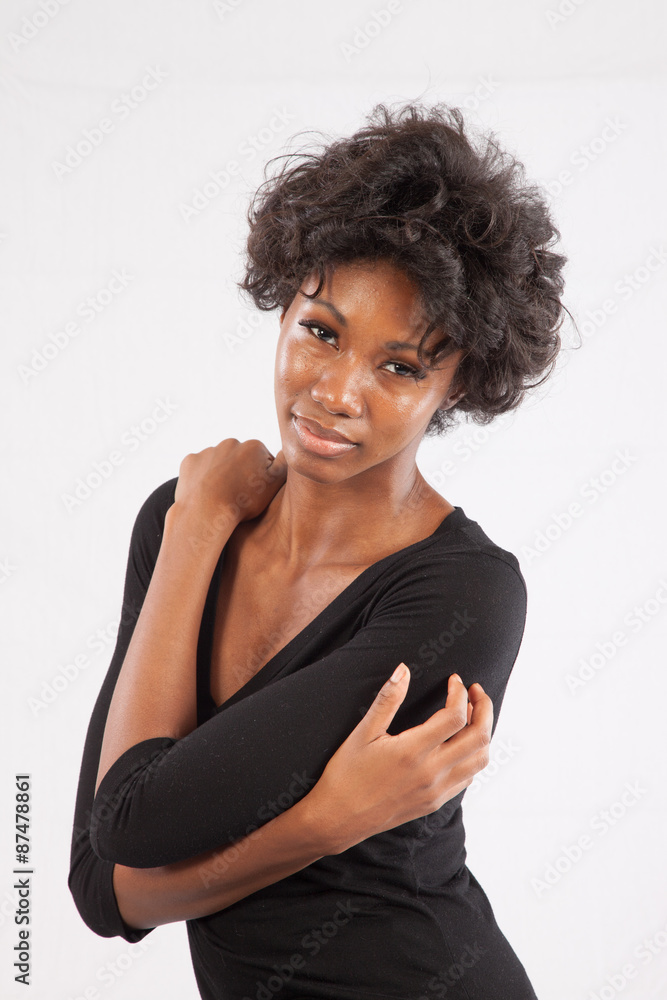 Thoughtful Black woman Thoughtful Black woman