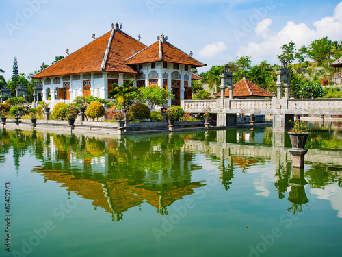 Karangasem water temple palace in Bali photo