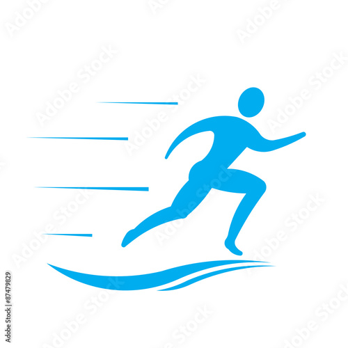 Man runner logo