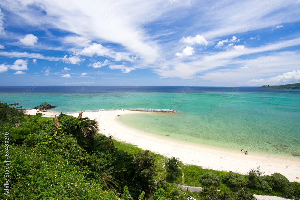 沖縄のビーチ・村民の浜

