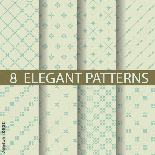 vintage blue patterns