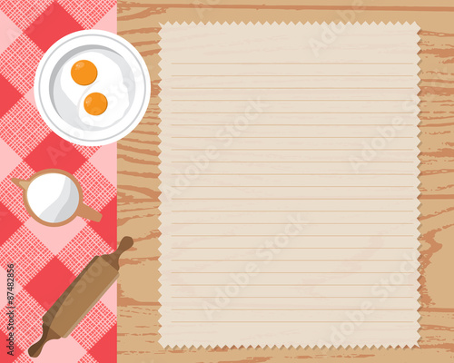cook book template