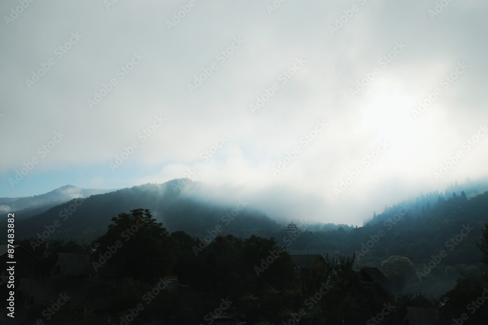 Fototapeta premium Morning fog