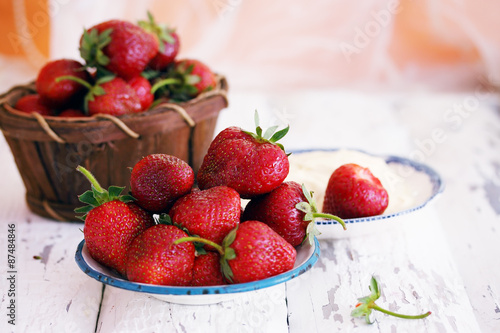 home-grown  strawberries