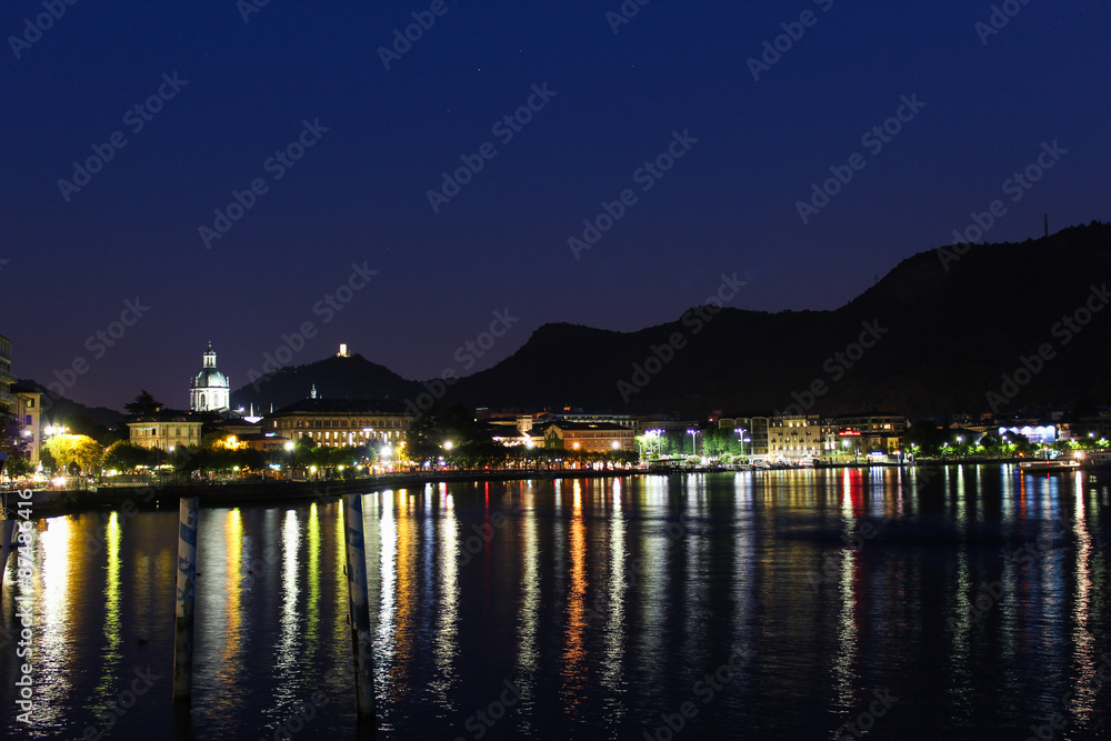 Fototapeta premium Lights in water