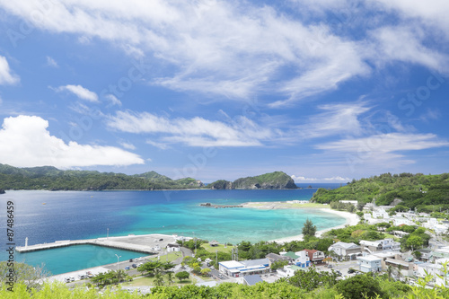 小笠原諸島父島 大神山公園展望台からの眺望