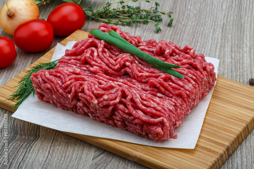 Raw minced meat