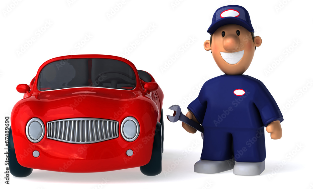 Obraz premium Fun car