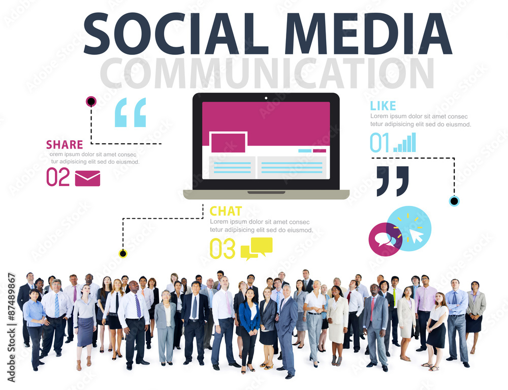 Social Media Social Networking Technology Connection Concept Social Media Social Networking Technology Connection Concept