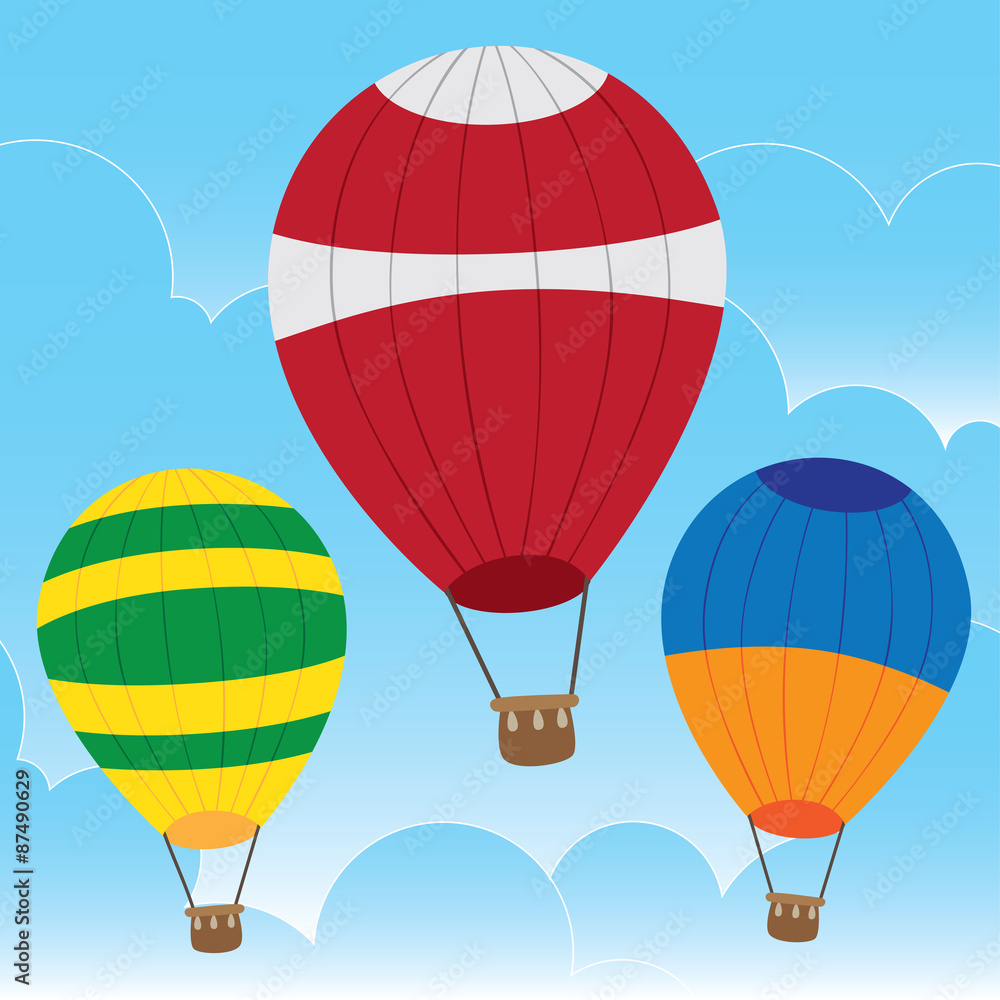 Obraz premium air balloon background