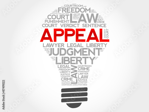 Appeal bulb word cloud concept