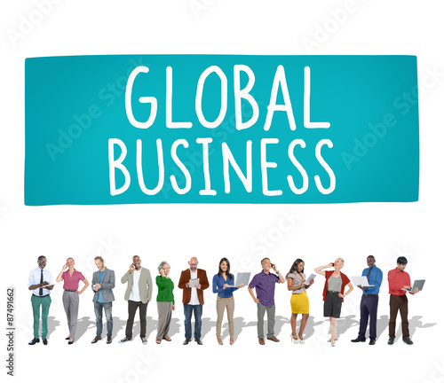 Global Business Marketing Globalization Commerce Concept