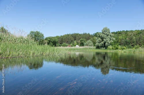 Fototapeta Naklejka Na Ścianę i Meble -  The Vorskla River.