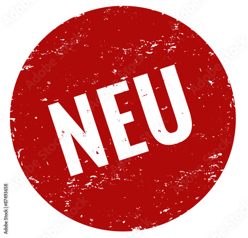 Stempel Grunge rot jetzt Neu 