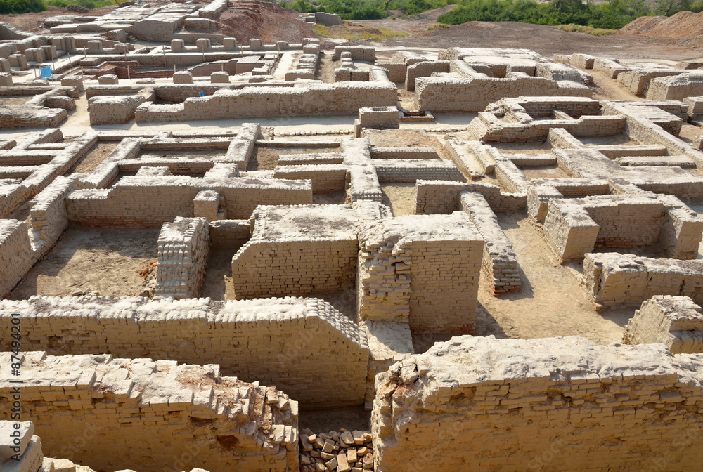 Mohenjo-daro in Sindh province,Pakistan