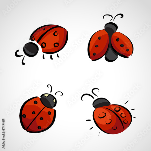Sketch icons - ladybug