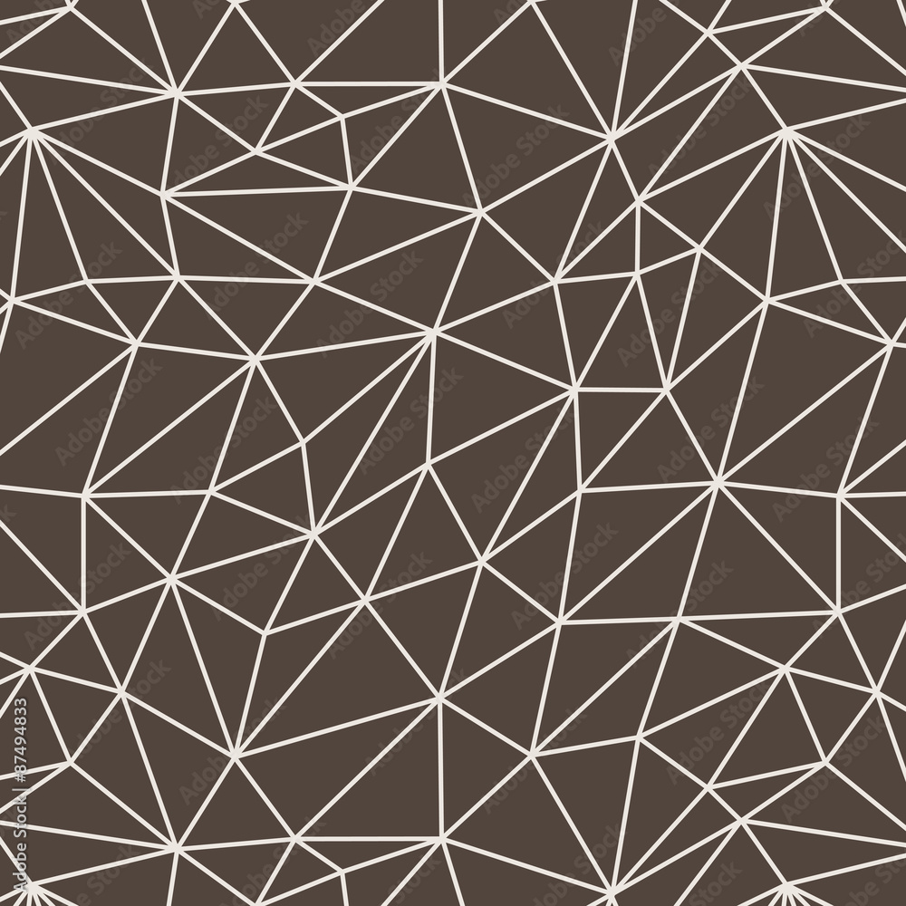 Vector seamless pattern of polygonal lines in a network Vector seamless pattern of polygonal lines in a network