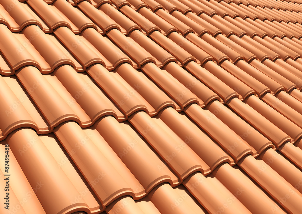 roof tile.Seamless pattern.